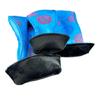 3Pcs Waterproofs Golfs Club Headcover Golfs Driver Fairway Wood Hybrids Putter Headcover Gear Pattern Driver Headcover
