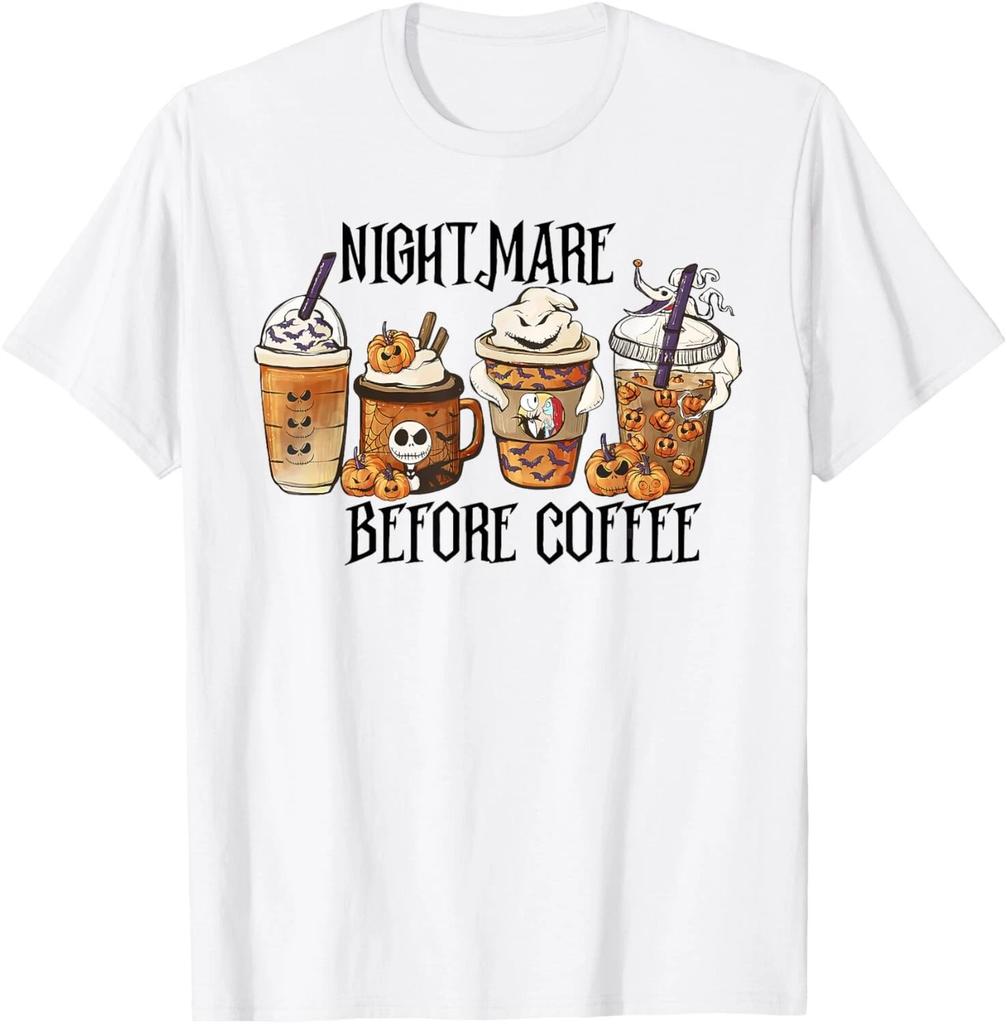 Nightmare Before Coffee Pumpkin Spice Halloween Costume Gift Unisex T-Shirt