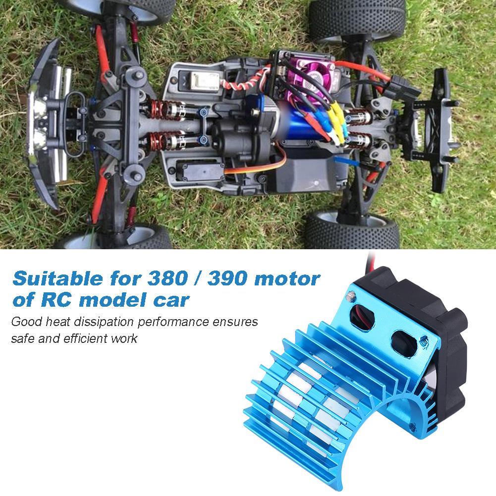 Heat Sink With Cooling Fan for 1 10 Scale Electric RC Car 380   390 Motor