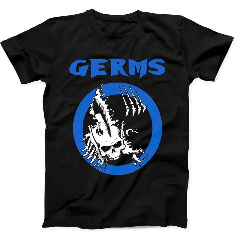The Germs Панк-рок Музыка Подарок Черная Футболка 450 S