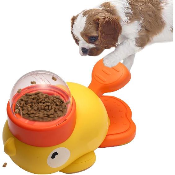 Small Dog Interactive Treat Dispenser Toy, Food Puzzle Slow Feeder
