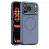 For Magsafe Magnetic Wireless Charging Silicone Phone Case For iPhone 13 14 15 16 17 Pro Max Shockproof Metal Lens Protect Cover