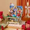 Fairy Tale Series Building Blocks Music Treasure Box Assembling Toy Model Kawaii Girl Birthday Gift Building Blocks Toys