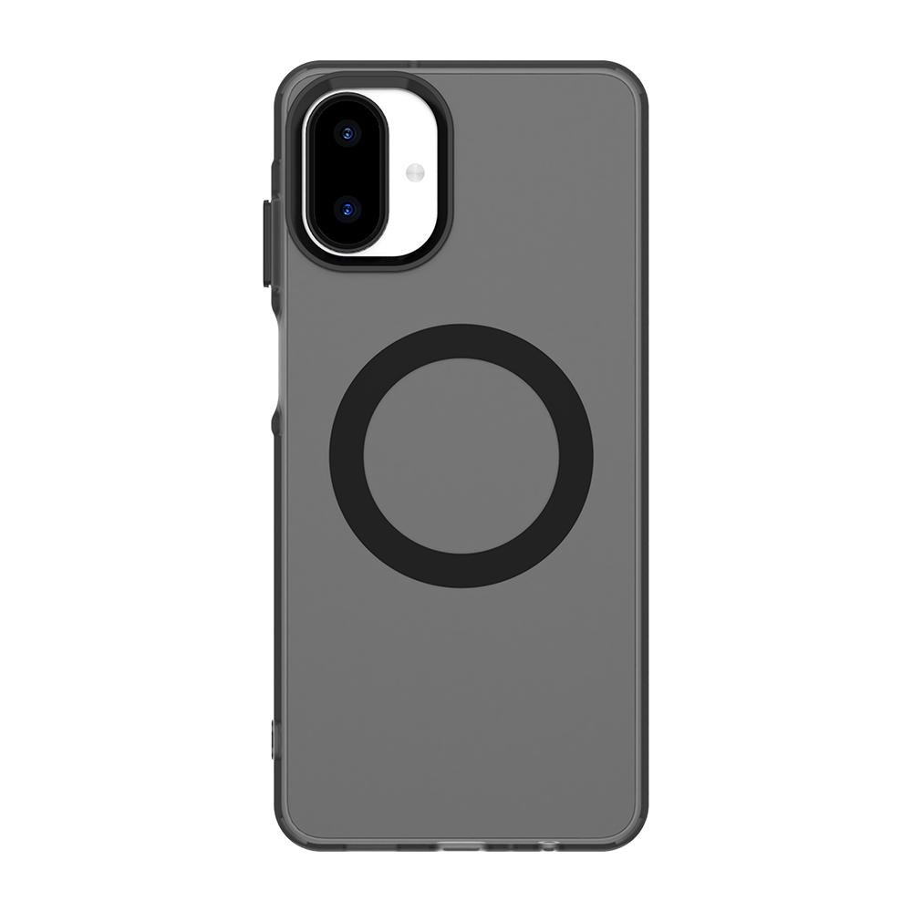 

Чехол для Samsung Galaxy A07 Magsafe Магнитная зарядка Чехол для телефона Для Galaxy A07 A 07 GalaxyA07 Полупрозрачная матовая обложка For Galaxy A07 чёрный