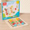 Wooden Color Matching & Sorting Board Game for Two Players - Parent-Child Interactive Educational Toy