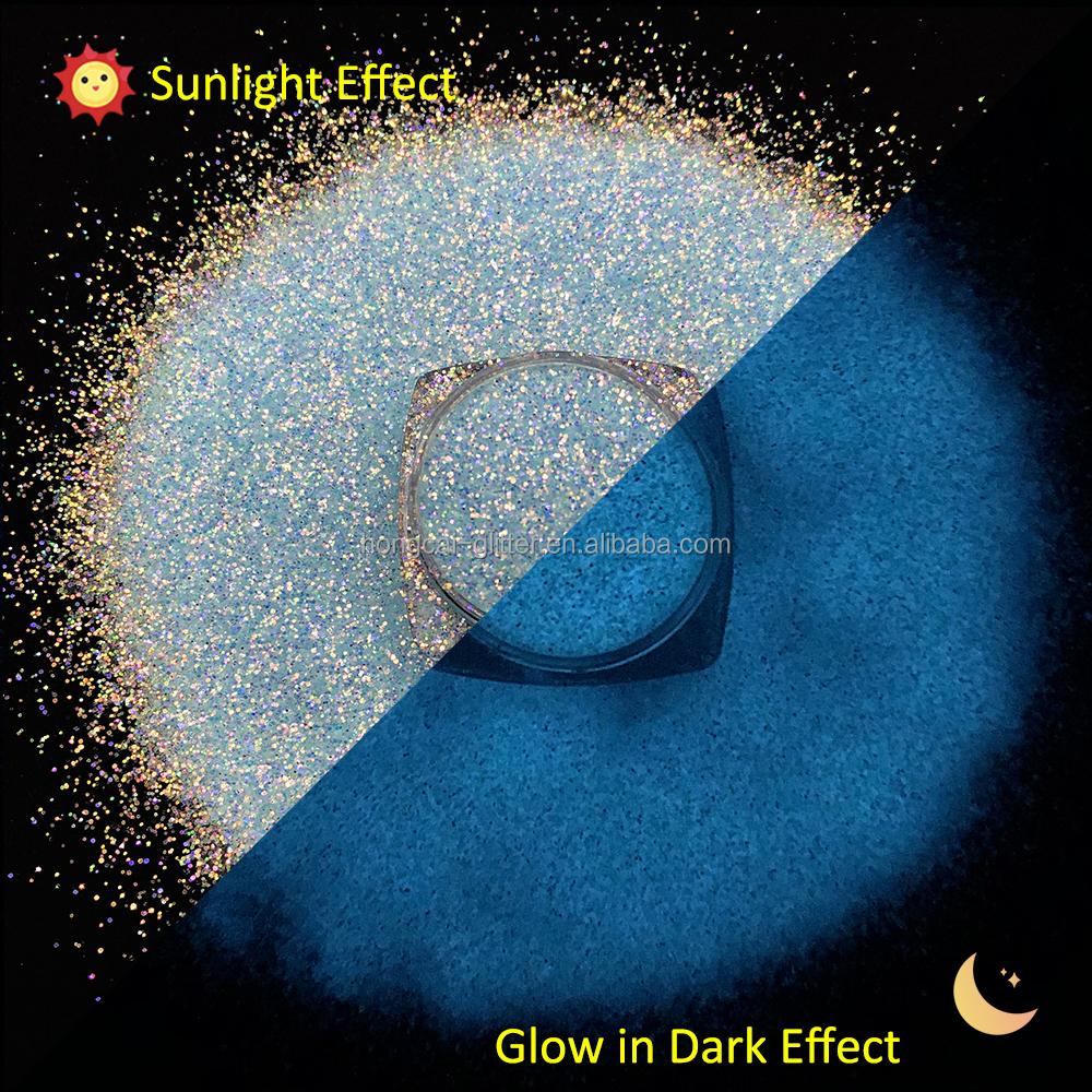 Glow in Dark Glitter Luminous Powder Nail Glitter for Resin Christmas Crafts
