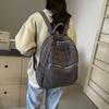 Ultra-light Casual Puffer Backpack Large Capacity Padded Solid Color Padded Portable Soft Travel Bag