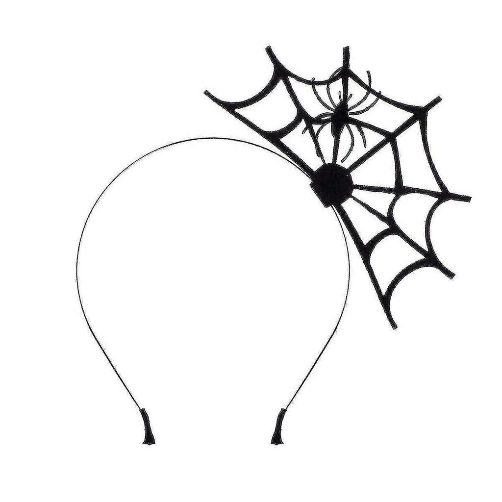 Halloween Spider Web Spider Web Halloween Party Headgear (black Spider)