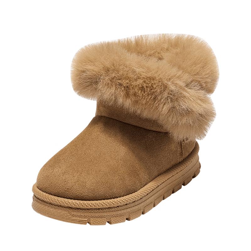 Belle Kids Plush Lined Winter Snow Boots 25