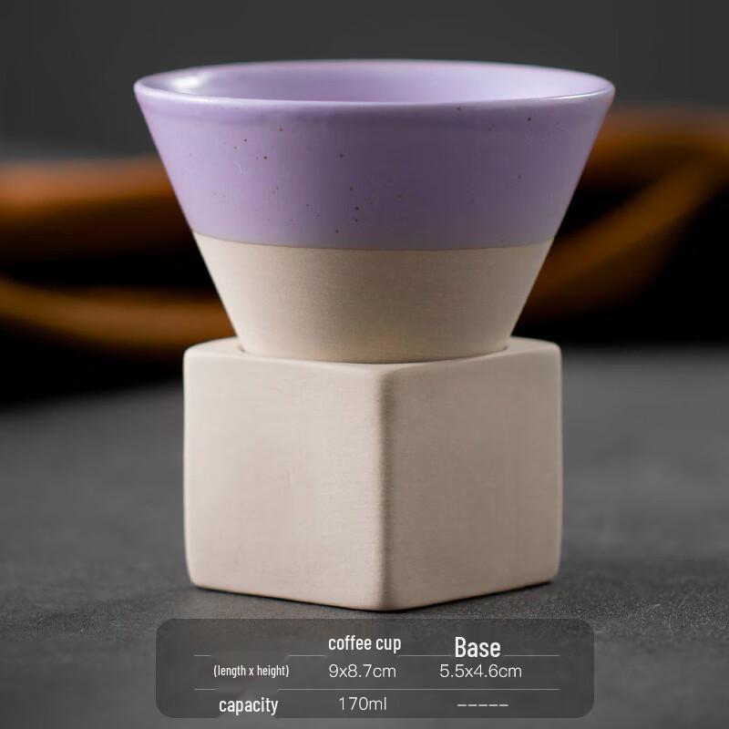 

Shangqi Hand-Painted Ceramic Cone Mug Set