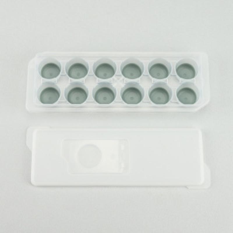 Silicone 9/12 Grid Giant Silicone Ice Cubes Square Tray Mold Orange Non-Toxic Durable Wine Ice Cube Bar Blocks Maker