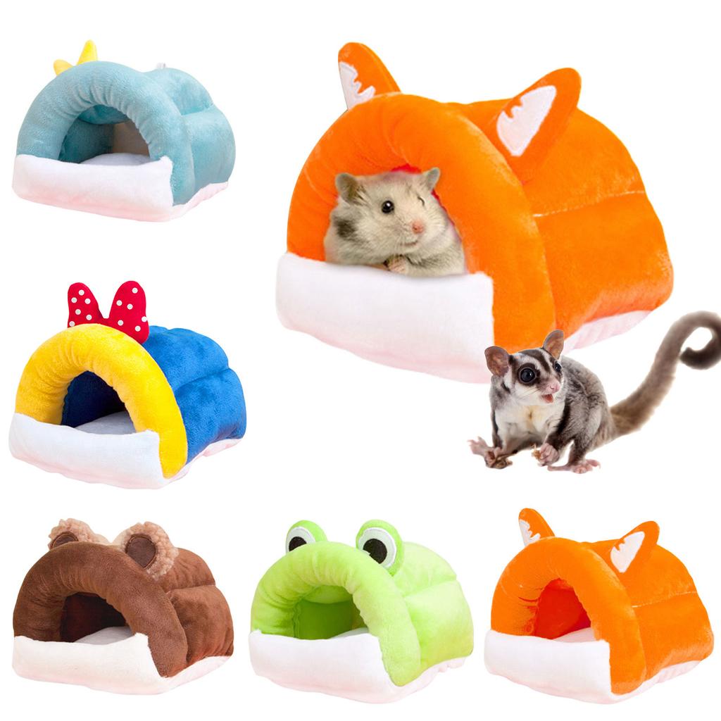 Winter Warm Hamster Nest Flannelette Mats Pet Resting Bed Sleep Hammock Breathable and Absorbent Pet Rest Shelter