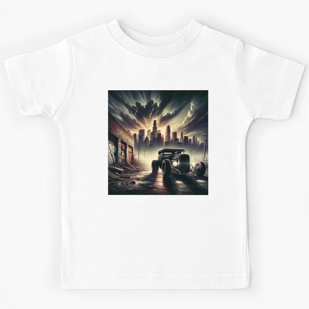 hot rod on sunset Kids T-Shirt 130