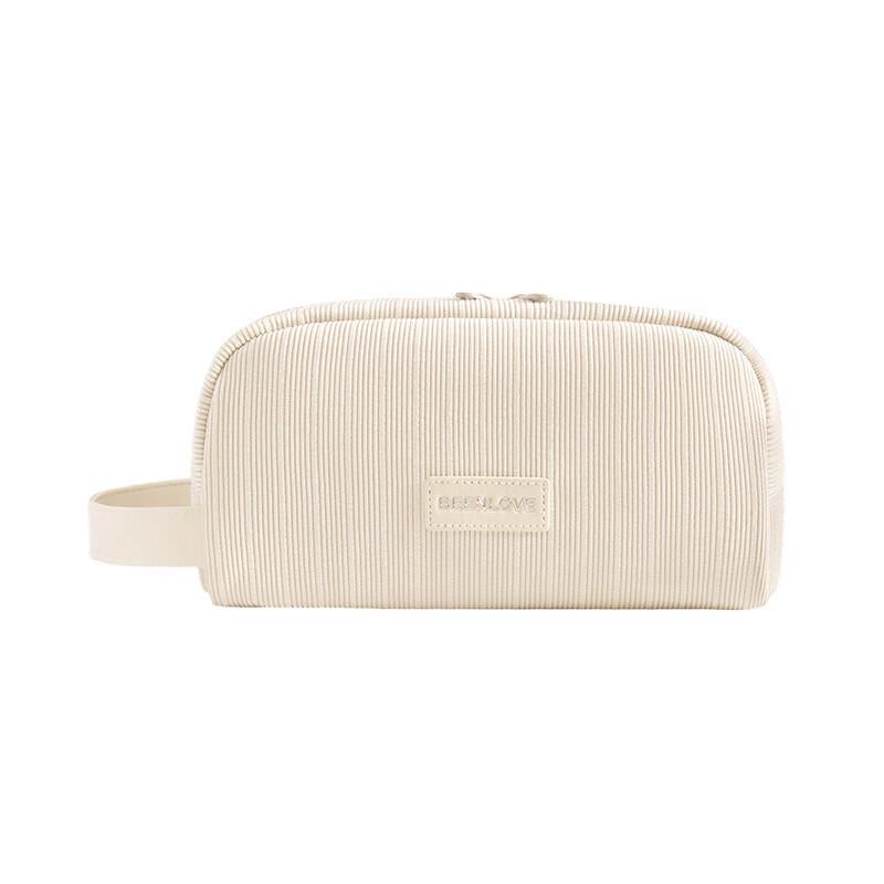 Beiwaisi Velvet Whisper Semicircle Cosmetic Bag