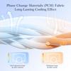 LUXEAR PCM Cooling Pillow Cases, 2 Pack Arc-Chill Q-Max>0.5 Ultra Cool Pillowcases with PCM Print Wick Moisture, Hidden Zipper Cold Pillow Protector