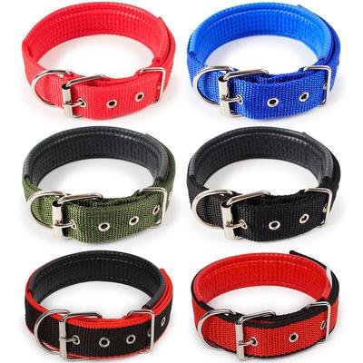 Comodo Popolare Cani Regolabile Solido Per Animali Domestici Alta Qualità 4 Colori Cinturino In Nylon Collare Per Cani Di Taglia Grande 1PC Accessori Per Collare Per Animali Domestici