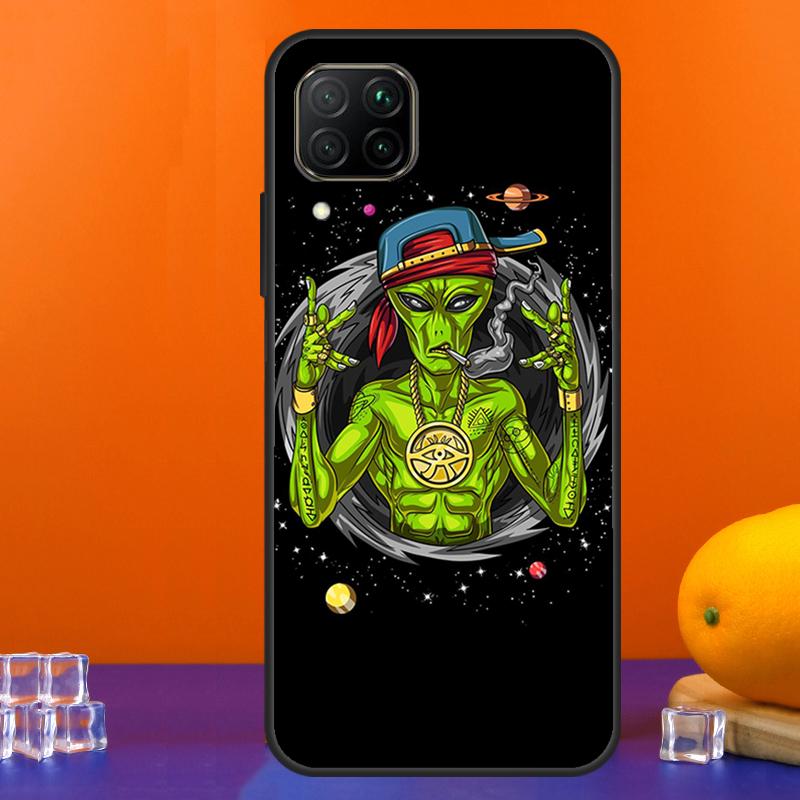 Space Alien Magic For Huawei Nova 7i 8i 11i 12i 12s 9 10 SE Y91 Y90 Y60 Y70 Y72 Y61 P30 P40 Lite P60 Pro Case