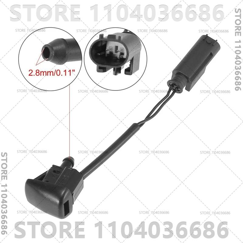 For 2004-2010 BMW 525i/528i/530i/535i/545i/550i/M5 (E60 E61) Windshield Washer Spray Nozzle Jet 61667046060