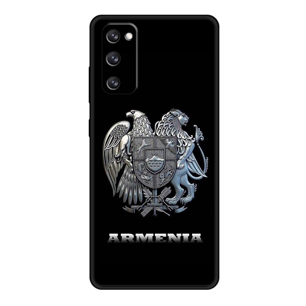 For Samsung Galaxy S20 FE 2022 S10e S22 Ultra 5G S21 Plus S8 S10 S9 S7 Armenia Armenians Flag Silicon Coque