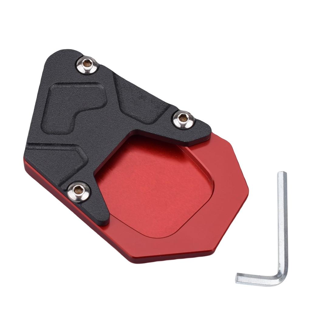 HRuizq Motorcycle Side Bracket Plates Fits Honda X-ADV(21-) XL750 Transalp (23-) Side Stand Plate (Red)