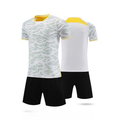 Kurzärmeliges Fußballtrikot-Set für Erwachsene und Kinder, atmungsaktives, schnelltrocknendes Fußball-Trainings-Trikot