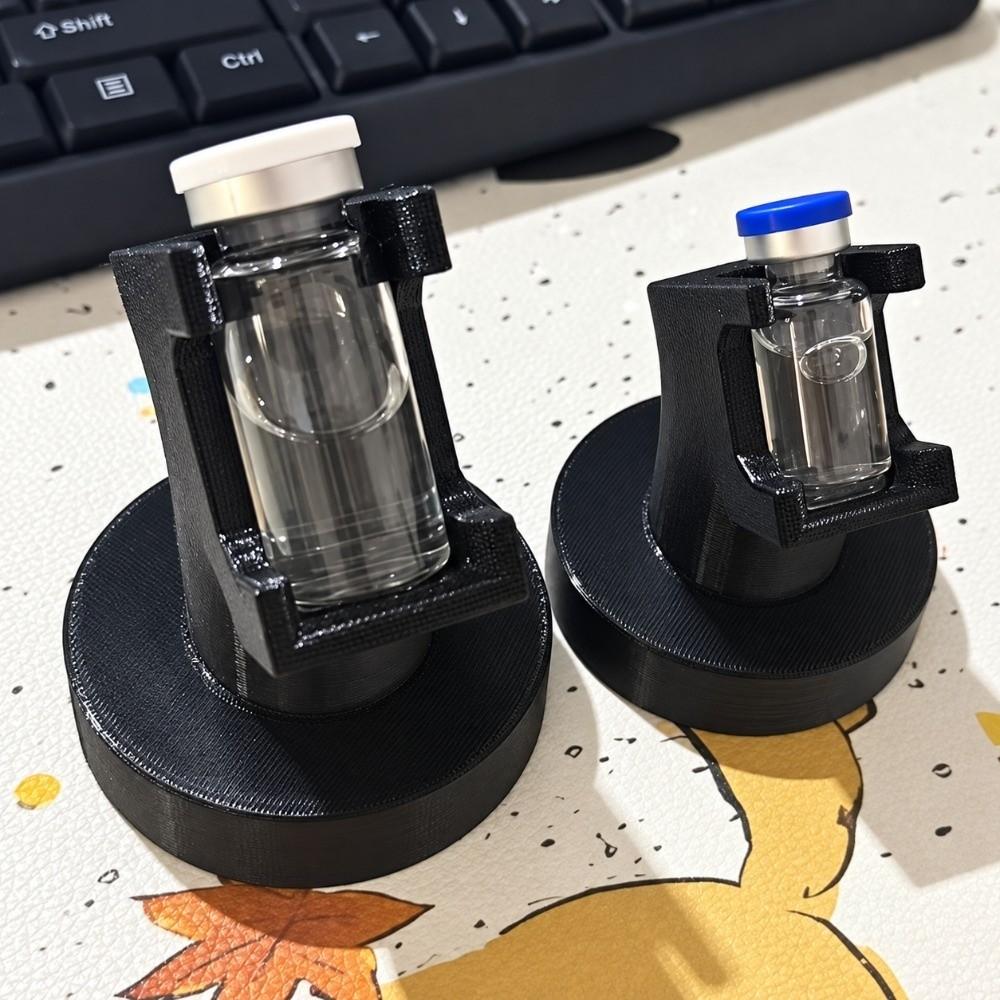 2Pcs Plastic Material Vial Label Applicator Precision Align Label Applicator Stand For Sample Vial