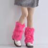 Warm Boot Covers Winter Foot Warming Covers Cozy Faux Fur Leg Warmers  for Women Girls