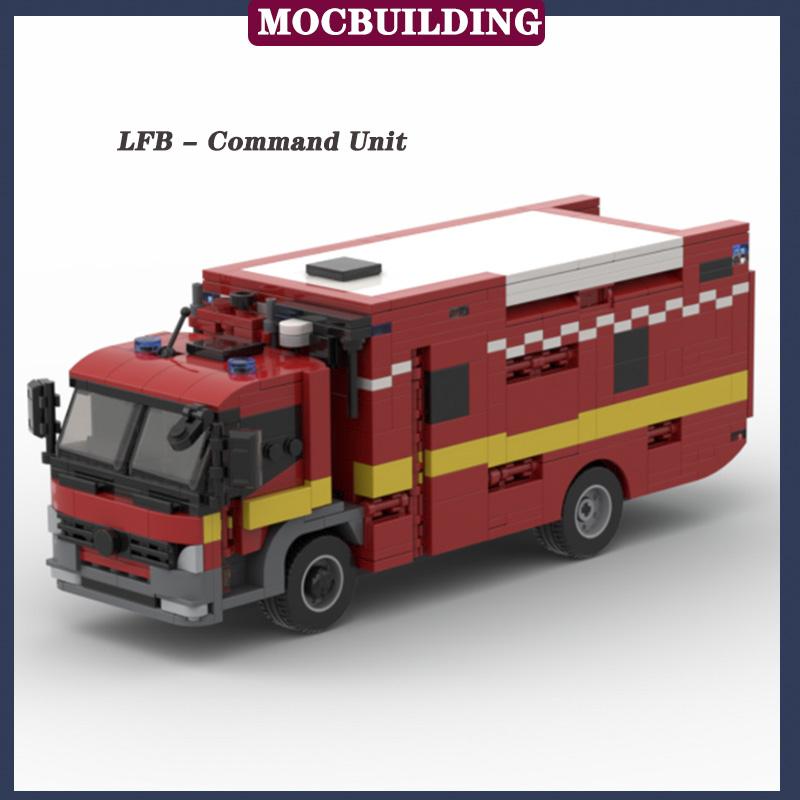 

Лондонська пожежна бригада LFB MK3 Автоцистерна з драбиною Транспортний засіб Будівельні блоки MOC Міський автомобіль 32-метрова висувна драбина Модель дорожнього руху