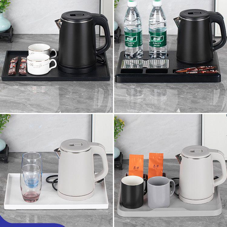 Elektrická konvice se značkovým logem, Ochrana proti chodu nasucho, Nerezová ocel 304, Ideální pro penziony/B&B.