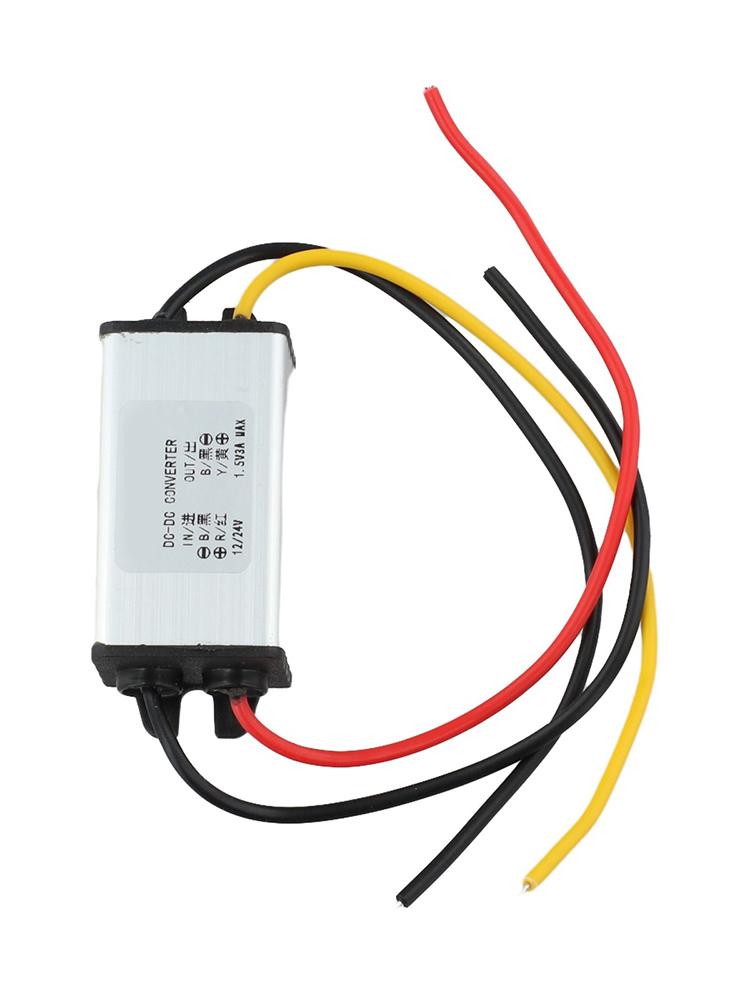 12v To 1.5v Step Down Efficient Power Supply Cable Length 13cm DC To DC Converter 90 Conversion Efficiency Aluminum Shell