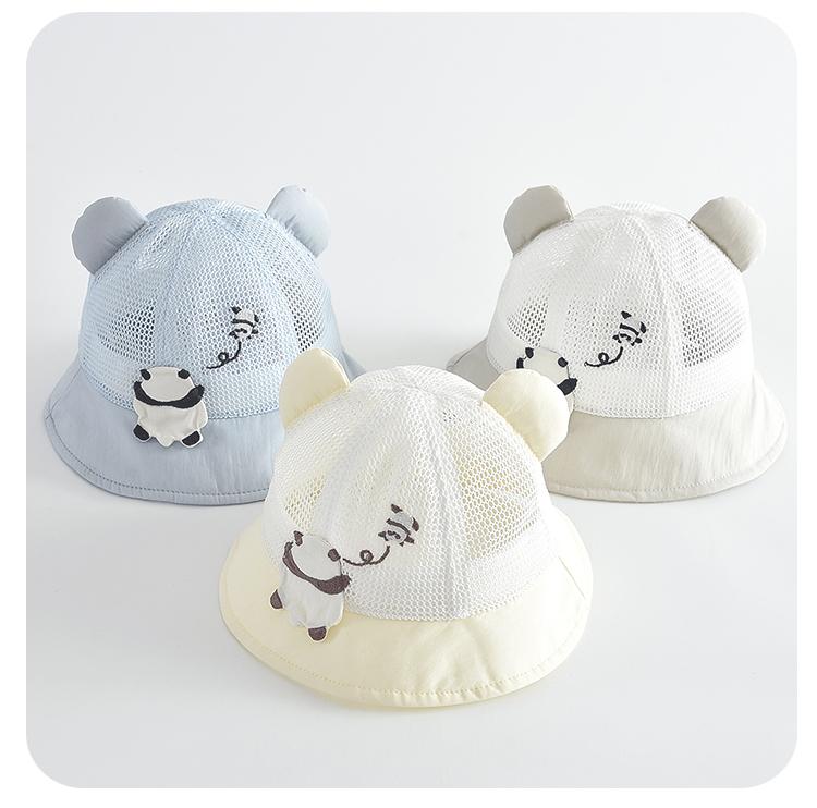 Outdoor Baby Hat: Baby Mesh Ultra Light Pot Hat, Three Dimensional Fisherman's Hat, Boneless, Easy Storage