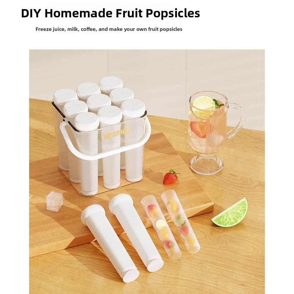 Reusable Old Popsicle Mold DIY Ice Maker Mold Durable Ice Cube Mould Kitchen Tools