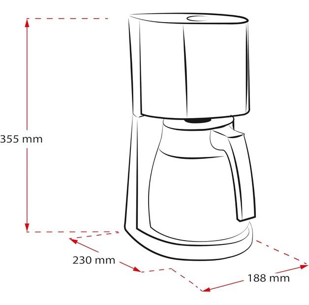 Coffee Maker Melitta Enjoy Top Therm Black (1017-08)