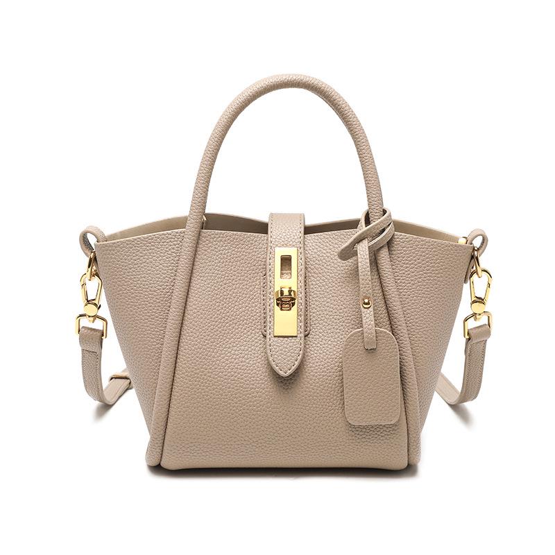 2022 Women's Genuine Leather Basket Bag - Summer Handbag & Bucket Messenger