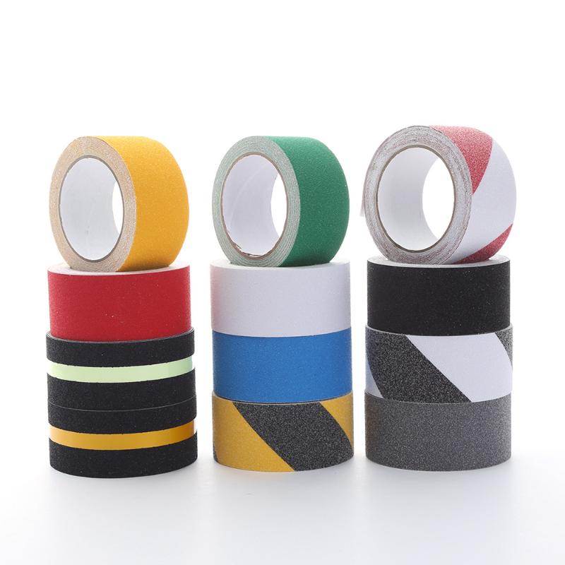 1Pc 5M 2.5CM 5CM Non Slip Safety Grip Tape Anti-Slip Indoor Outdoor Stickers Strong Adhesive Safety Traction Tape Stairs Floor