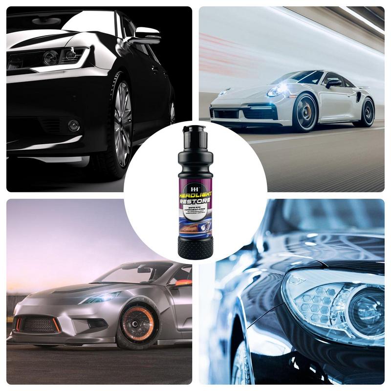 Car Headlight Repair Fluid 100ml Headlamp Restoration For Lens Restore Portable Headlight Restorer For RVs Motorcycles Trucks
