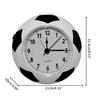 Light Weight Football Alarm Clock Silent Pointer Clocks for Boys Bedroom Decor