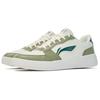 Li Ning Classic Simple Breathable Shock Absorbing Low Top Casual Sneakers Men Sneakers Deep-Moss-Green Cream-White AGCW483-6ZSJ6.2Q1