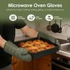 Heat-insulating Gloves Anti-scald Microwave Gloves High Temperature Resistant Kitchen Oven Barbecuing Cooking Baking Oven Gloves