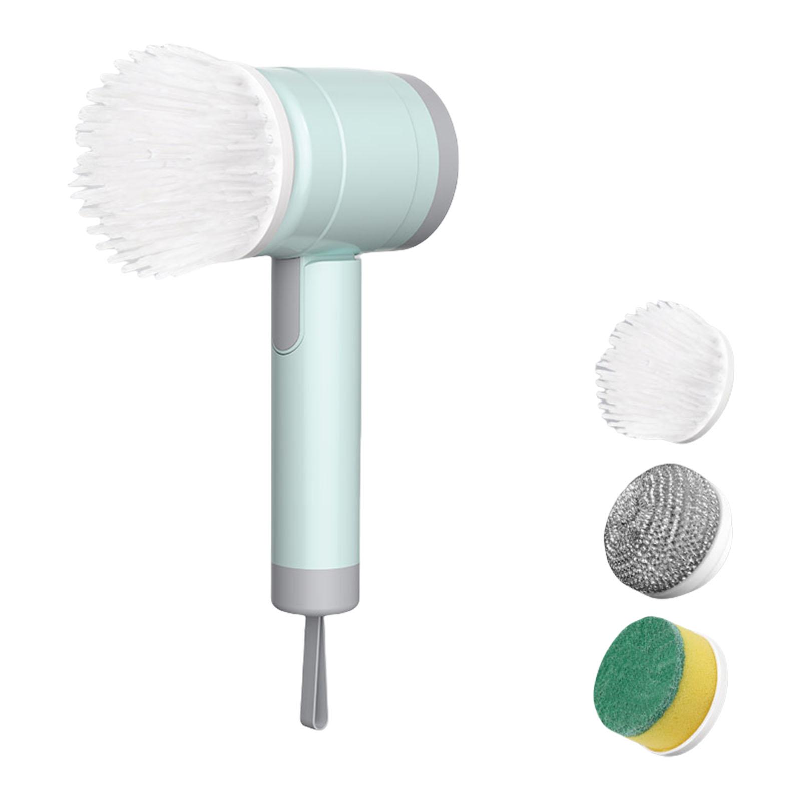 

Powerful Electric Cleaning Brush USB Rechargeable Cleaner For Stubborn Stains Kitchen Bathroom Tile Floor Cleanings