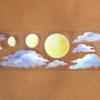 60mm*5m Vintage Moon Star Cloud Landscape PET Tape Creative DIY Journal Material Collage Scrapbooking Stationery