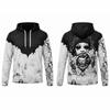 Halloween Gothic Horror Hoodie Dunkle Hexe Totenkopf Spinnennetz Druck Pullover Gruselige Streetwear Kostüm Party Herbst Geschenk