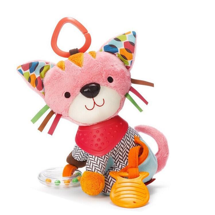 Tier Babyrassel Plüsch Kindergeschenk Spielzeug für Kinder