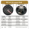 10" Krachtige Audiophile Auto Subwoofer Luidspreker