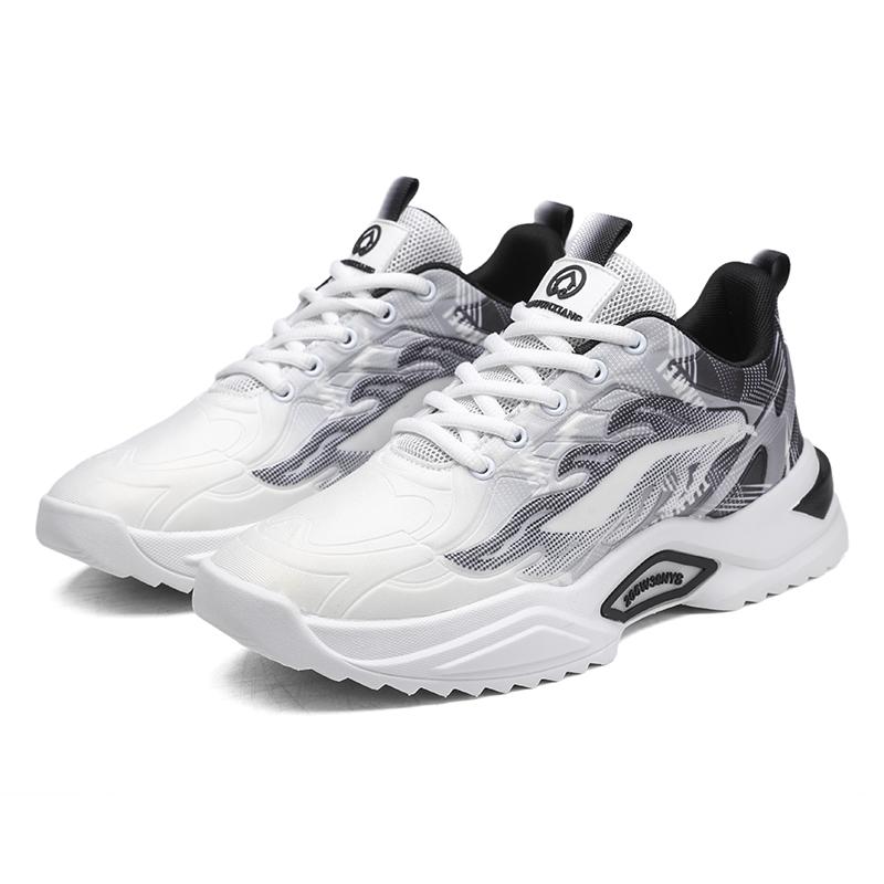 Summer men's casual versatile shoes, fashionable sports shoes, breathable running shoes, outdoor walking training tennis shoes