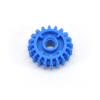 10PCS/lot Blue Gear 20 Tooth Double Bevel High-tech Part Car Accessorie Compatible With Lego Building Blocks Toy For Diy