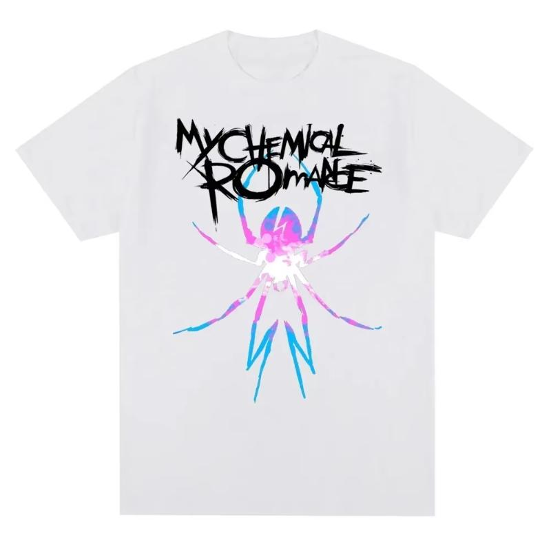 My Chemical Romance Band Mens and Womens Printed TShirts Vintage Mens and Womens Loose Clothes Unisex TShirts