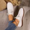 New Casual Women's Shoes Fashionable Wear Resistant Anti Slip Flat Bottom Sports Shoes Comfortable and Versatile Women's Shoes