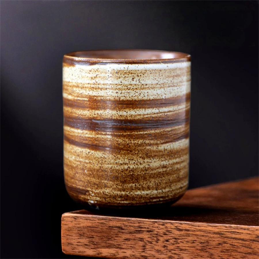 Hand-painted ceramics retro creative kiln change infused wax aromatherapy cup master cup tea cup coffee cup wheat tea cups