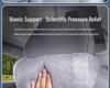 Poduszka XPeng M03 z pianki memory na szyję i lędźwie - Zagłówek na cztery pory roku